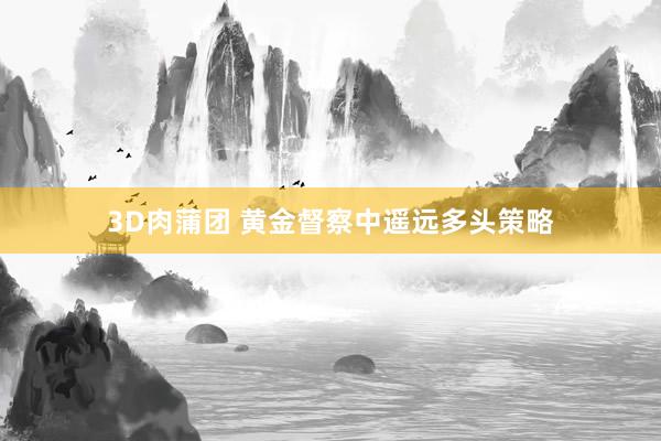 3D肉蒲团 黄金督察中遥远多头策略